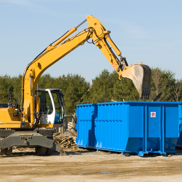 can i choose the location where the residential dumpster will be placed in Vincentown